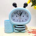 Pen Holder Alarm Clock Electronics Clock Children Gift Clock Blue