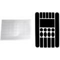 Bike Chain Stay Protection Cycling Fork Wrap Guard Pad Matt Black