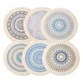 Nordic Boho Placemats Mandala Woven Cotton Macrame Heat Resistant