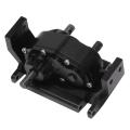 For 1/10 Cnc Metal D90 Gearbox Transfer Case with 72mm Mount Black