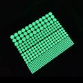 407pcs Diy Glow In The Dark Wall Stickers Fluorescent Rould Dot