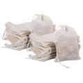 50 Pieces Drawstring Cotton Bags Muslin Bags for Home(4 X 6 Inches)