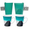 3 Pack 3d Sublimation Silicone Conical Mug Wrap for Printing Mugs
