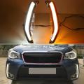 Car Left Right Led Drl Fog Light for Subaru Forester 2013-2016