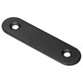 10pcs Stainless Steel Straight Bracket Flat Bracket 60mm Black