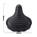 Extra Wide Bicycle Saddle Comfortable Bike Seat Cycling Parts,black