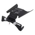 Motorcycle License Plate Holder Bracket with Light