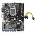 B75 Btc Mining Motherboard Sata3.0 with 6 Pin to 8 Pin Power Cable