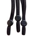 50pcs Diy Braided Elastic Band Cord Knit Band Mask Material Black