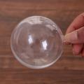 Brand New Transparent Openable Plastic Christmas Decoration Ball 14cm