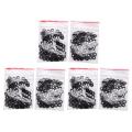 M3 X 6mm X 1mm Nylon Insulating Washers Gaskets Spacers Black 200pcs