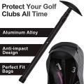 Golf Bag Support In Golf Travel Bag, Four Sections Button Telescoping