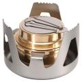 Heavy Duty Alcohol Stove Burner with Aluminum Alloy Stand Lid, B