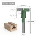 8mm Shank T-slot Router Bits Set for Wood Woodworking Bits D