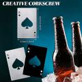 24 Pieces Poker Card Bottle Openers Beer Opener for Birthday Party