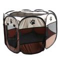 Portable Folding Pet Tent Dog Cat Tent Octagon Fence #a