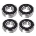 4x 6204-2rs 6204 2rs Shield Sealed Ball Bearing 20 X 47 X 14mm