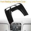 Abs Carbon Fiber Car Front Reading Light Cover Trim For-bmw F48 F15