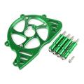 Moto Front Sprocket Left Side Chain Guard Cover Protection Green