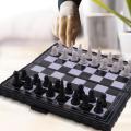 5x5 Inch Chess Portable Plastic Folding Board with Magnetic Chess