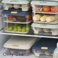 Food Storage Containers with Lid Kitchen Storage Seal Box (gray)