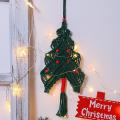 Macrame Christmas Tree Wall Hanging Tapestry for Living Room