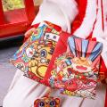 Chinese New Year Red Embroidered Tiger Packet Children Gift Hongbao A
