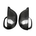 2pcs Carbon Fiber Style Abs Side Rear View Mirror Cover for Golf