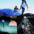 Outdoor Camping Tent Light Rechargeable Lantern Emergency Flashlight