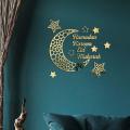 Ramadan Kareem Stickers Decorations Wall Eid Mubarak for Home Decor C