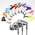 Golf Iron Covers,with Number Neoprene Golf Iron Covers Set,white