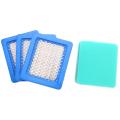 3 Pack 491588s Air Filter with Pre Filter for Briggs and Stratton