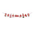 Christmas Pull Flag Banner Flag Holiday Background Wall Decoration 3