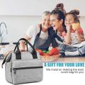 Wide-open Meal Prep Lunch Bags Durable Organizer for Men Work - Gray