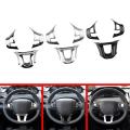 3pcs Car Steering Wheel Cover for Peugeot 2008 208 308 Carbon Fiber