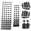 Car Accessories Brake Clutch Pedal Pad Covers for Mercedes Benz W124