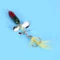 5x Long Casting Double Tail Propeller Trout Artificial Ice 10g
