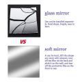 9 Pcs Non-glass Self Adhesive Mirror Tile Mirror Stickers