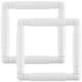 2pc Cross Stitch Frame for Quilting Frame Sewing Hoop,8x8inch