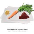 Clear Flexible Plastic Cutting Board Mats,17.5 X 12 Inches,set Of 7