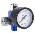 140psi 1/4 Inch Air Pressure Regulator Gauge with Water Trap Filter