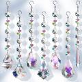 With Crystals, 7 Pcs Hanging Crystals Suncatchers for Windows,colored