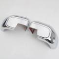 Side Door Rear View Mirrors Cap Decoration Cover Trim Silver