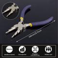Winding Tool Kit with 6-in-1 Ring Making Pliers for Jewelry Winding