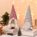 Faceless Doll Christmas Stand Doll Christmas Festival Decoration, A