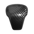 Carbon Fiber Gear Head Knob Shift Cover Trim for Tiguan L 2021 2022