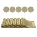 12pcs Placemats Non-slip Washable for Table 45x30cm(gold)