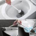 Toilet Brush, Silicone Toilet Bowl Cleaning Brush and Holder Set