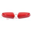Side Door Mirror Covers Abs for Ford Mustang 2009-2013, Red