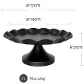 Metal Cake Stand Black Cupcake Plate Tools for Home Decoration-m